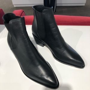 Huma Blanco cowboy bootie New